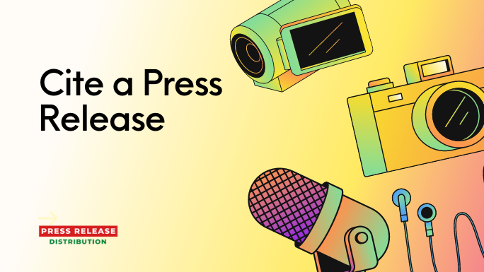 How To Cite A Press Release